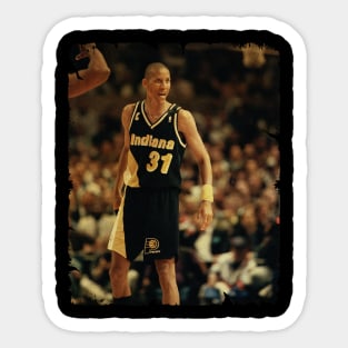 Reggie Miller - Vintage Design Of Basketball Sticker